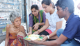 Providing Food To People In Slums