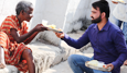 Providing Food For Road Side People